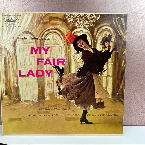Vintage My Fair Lady London Capitol Records Vinyl Music Record - Picture 2 of 6